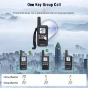 Retevis RB667 pompodektis PMR446 othoni LCD USB-C
