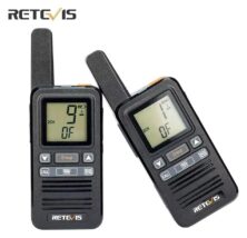Retevis RB667 pompodektis PMR446 othoni LCD USB-C
