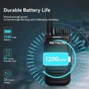 Retevis MateTalk B64 Ασύρματος Πομποδέκτης PMR446 με USB-C (Σετ 2 τεμάχια) 12 Retevis MateTalk B64 pompodektis PMR446 USB-C