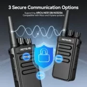 Retevis P4 psifiakos DMR pompodektis UHF USB-C