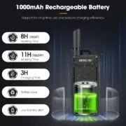 Retevis RB639P pompodektis PMR446 USB-C