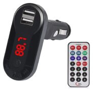 Car FM Transmitter T26 με LCD οθόνη, USB, SD, μαύρο 2 Car FM Transmitter T26 με LCD οθόνη, USB, SD, μαύρο 1