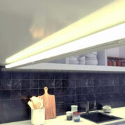POWERTECH LED φωτιστικό τοίχου T5-0001-090 12W, 4000K, 90cm, IP20, λευκό 2