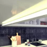POWERTECH LED φωτιστικό τοίχου T5-0001-090 12W, 4000K, 90cm, IP20, λευκό 2