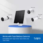 TP-LINK ηλιακό πάνελ Tapo A200 για κάμερες με μπαταρία, 4.5W, Ver 1.0 10 TP-LINK ηλιακό πάνελ Tapo A200 για κάμερες με μπαταρία, 4.5W, Ver 1.0 3