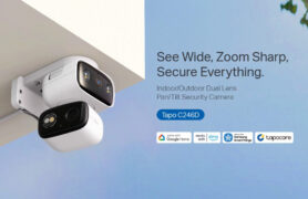 TP-LINK smart κάμερα Tapo C246D, dual lens, 2K/3MP, WiFi, PTZ, IP65, V1.0 2