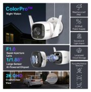 TP-LINK smart κάμερα Tapo C325WB, 2K, WiFi, IP66, V2.0 2