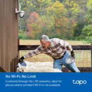TP-LINK smart κάμερα Tapo C501GW, 1080p, 4G, PTZ, IP66, V2.0 8