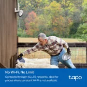 TP-LINK smart κάμερα Tapo C501GW, 1080p, 4G, PTZ, IP66, V2.0 8