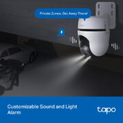 TP-LINK smart κάμερα Tapo C520WS, 2K, WiFi, PTZ, IP66, V2.0 9