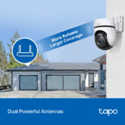 TP-LINK smart κάμερα Tapo C520WS, 2K, WiFi, PTZ, IP66, V2.0 10