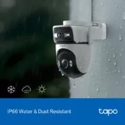 TP-LINK smart κάμερα Tapo C545D, dual lens, 2K/3MP, WiFi, PTZ, IP66, V1.0 9