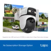 TP-LINK smart κάμερα Tapo C545D, dual lens, 2K/3MP, WiFi, PTZ, IP66, V1.0 12
