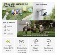 TP-LINK smart camera Tapo C560WS, 4K, IP66, Wi-Fi 6, two-way audio, Ver. 1.0 13 TP-LINK smart camera Tapo C560WS, 4K, IP66, Wi-Fi 6, two-way audio, Ver. 1.0 2