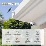 TP-LINK smart ηλιακή κάμερα Tapo C610 KIT, 2K/3MP, WiFi, PTZ, SD, IP65, EU/1.0 2