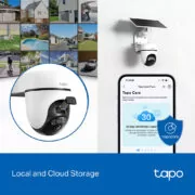 TP-LINK smart ηλιακή κάμερα Tapo C610 KIT, 2K/3MP, WiFi, PTZ, SD, IP65, EU/1.0 12