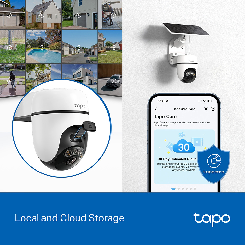 TP-LINK smart ηλιακή κάμερα Tapo C610 KIT, 2K/3MP, WiFi, PTZ, SD, IP65, EU/1.0 14 TP-LINK smart ηλιακή κάμερα Tapo C610 KIT, 2K/3MP, WiFi, PTZ, SD, IP65, EU/1.0 - Image 12