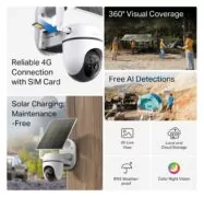 TP-LINK smart ηλιακή κάμερα Tapo C615G KIT, 2K/3MP, 4G, IP65, V1.0 18 TP-LINK smart ηλιακή κάμερα Tapo C615G KIT, 2K/3MP, 4G, IP65, V1.0 5
