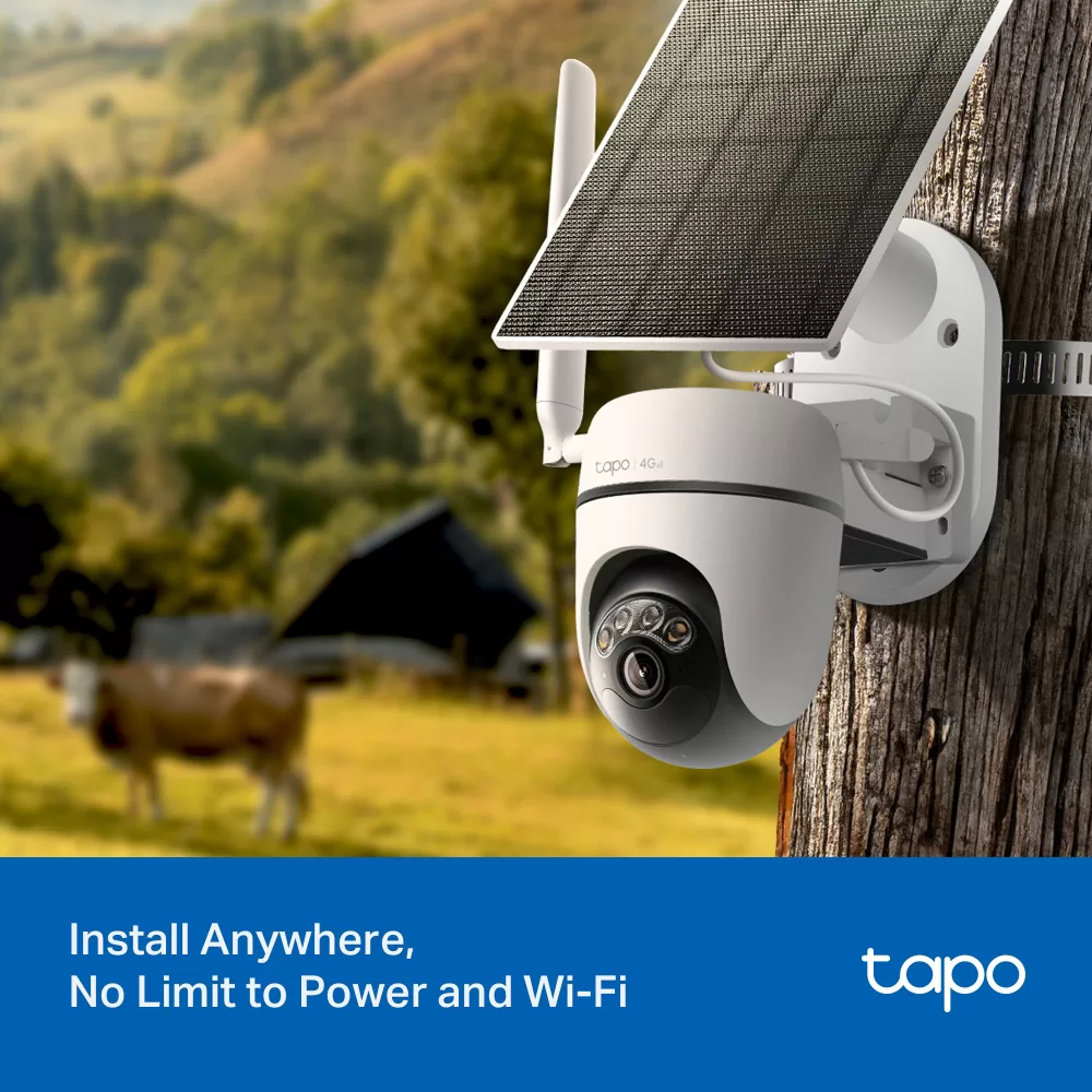 TP-LINK smart ηλιακή κάμερα Tapo C615G KIT, 2K/3MP, 4G, IP65, V1.0 9 TP-LINK smart ηλιακή κάμερα Tapo C615G KIT, 2K/3MP, 4G, IP65, V1.0 - Image 7