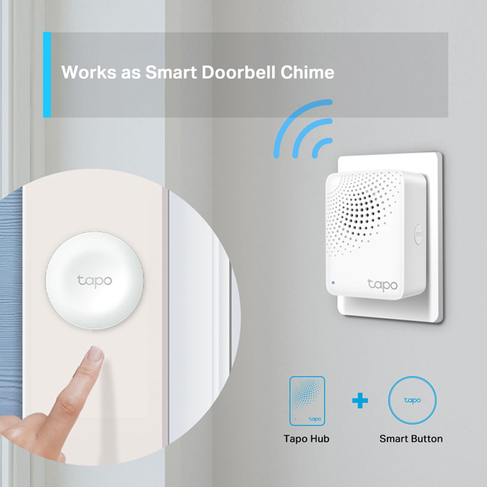 TP-LINK Smart Hub Tapo H100 με κουδούνισμα, Wi-Fi, 868MHz, Ver 1.0 7 TP-LINK Smart Hub Tapo H100 με κουδούνισμα, Wi-Fi, 868MHz, Ver 1.0 - Image 5