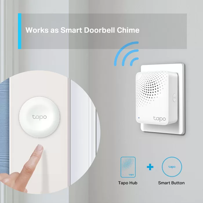 TP-LINK Smart Hub Tapo H100 με κουδούνισμα, Wi-Fi, 868MHz, Ver 1.0 7 TP-LINK Smart Hub Tapo H100 με κουδούνισμα, Wi-Fi, 868MHz, Ver 1.0 - Image 5