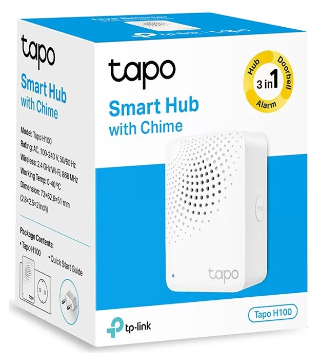 TP-LINK Smart Hub Tapo H100 με κουδούνισμα, Wi-Fi, 868MHz, Ver 1.0 9 TP-LINK Smart Hub Tapo H100 με κουδούνισμα, Wi-Fi, 868MHz, Ver 1.0 - Image 7