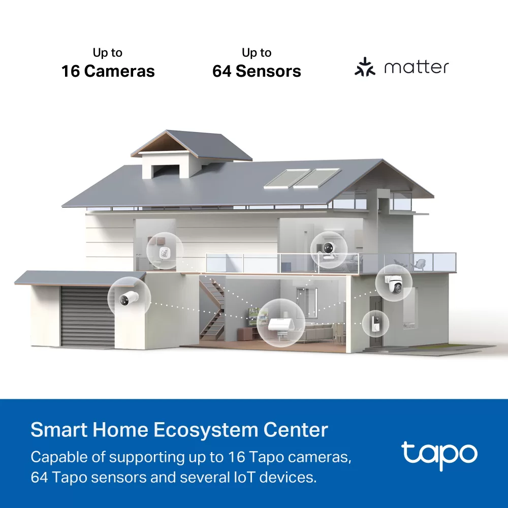 TP-LINK smart hub Tapo H500, HomeBase, WiFi, 868MHz, V1.0 6 TP-LINK smart hub Tapo H500, HomeBase, WiFi, 868MHz, V1.0 - Image 4