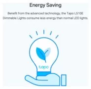 TP-LINK Smart λάμπα LED TAPO-L510E, WiFi, 8.7W, 806lm, E27, Ver. 1.0 6