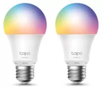 TP-LINK Smart λάμπα LED TAPO-L530E WiFi, 8.7W E27, 2500K-6500K RGB, 2τμχ 1