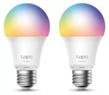 TP-LINK Smart λάμπα LED TAPO-L530E WiFi, 8.7W E27, 2500K-6500K RGB, 2τμχ