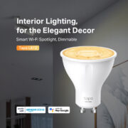 TP-LINK LED smart λάμπα spot Tapo L610, WiFi, 2.9W, 2700K, GU10, Ver 1.0 10 TP-LINK LED smart λάμπα spot Tapo L610, WiFi, 2.9W, 2700K, GU10, Ver 1.0 2