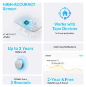 TP-LINK smart θερμόμετρο & υγρασιόμετρο Tapo T310, -20~60 °C, Ver 1.0 9 TP-LINK smart θερμόμετρο & υγρασιόμετρο Tapo T310, -20~60 °C, Ver 1.0 3