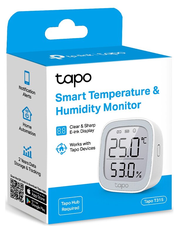 TP-LINK smart θερμόμετρο & υγρασιόμετρο Tapo T315, -20~60 °C, Ver 1.0 9 TP-LINK smart θερμόμετρο & υγρασιόμετρο Tapo T315, -20~60 °C, Ver 1.0 - Image 7