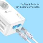 TP-LINK powerline kit TL-PA7027P KIT, passthrough, AV1000 1000Mbps, V1.0 5