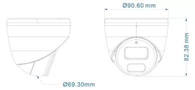 LONGSE υβριδική κάμερα TP1BTHC500FKERC, 2.8mm, 5MP, AOC, IR έως 30m 3