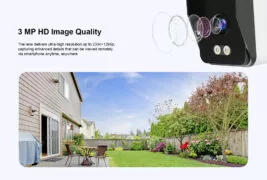 VSTARCAM smart κάμερα TS3, 3MP, WiFi, SD, IP66 4