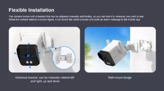 VSTARCAM smart κάμερα TS3, 3MP, WiFi, SD, IP66 9