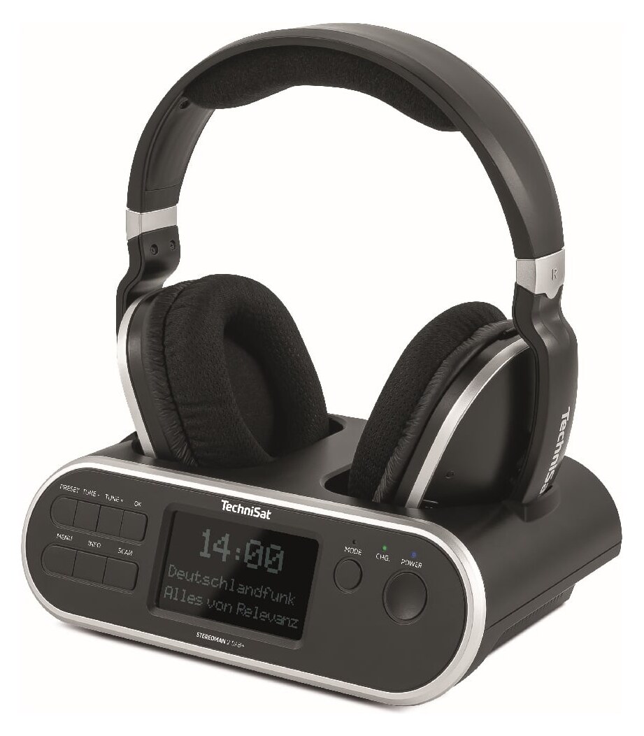 TechniSat STEREOMAN 2 DAB+ Ασύρματα Ακουστικά Stereo με Βάση Φόρτισης και Ραδιόφωνο DAB+ / FM 3 TechniSat STEREOMAN 2 DAB+ ασύρματα ακουστικά stereo με βάση και ραδιόφωνο DAB+ FM