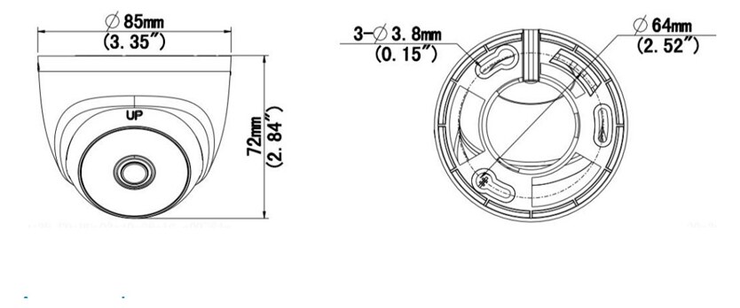 UNIARCH υβριδική κάμερα UAC-T132-F28-H, 2.8mm, 2MP, IR 20m 5 UNIARCH υβριδική κάμερα UAC-T132-F28-H, 2.8mm, 2MP, IR 20m - Image 3