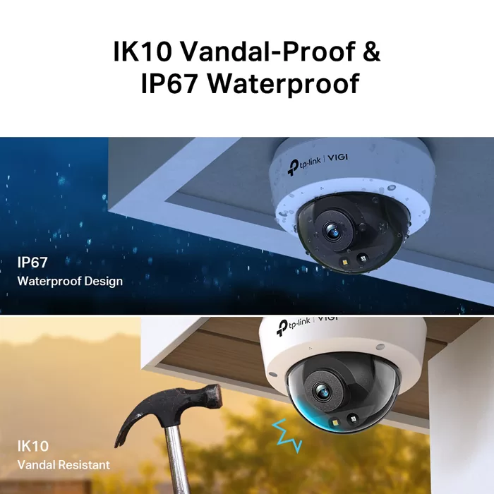 TP-LINK IP κάμερα VIGI C230, 4mm, 3MP, PoE, IP67/IK10, Ver. 1.0 8 TP-LINK IP κάμερα VIGI C230, 4mm, 3MP, PoE, IP67/IK10, Ver. 1.0 - Image 6