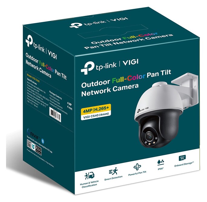 TP-LINK IP κάμερα VIGI C540, 4mm, 4MP, PoE, PTZ, IP66, SD, Ver. 2.0 11 TP-LINK IP κάμερα VIGI C540, 4mm, 4MP, PoE, PTZ, IP66, SD, Ver. 2.0 - Image 9