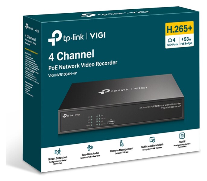 TP-LINK NVR καταγραφικό VIGI NVR1004H-4P, 8MP, 4 κανάλια PoE, Ver. 1.0 7 TP-LINK NVR καταγραφικό VIGI NVR1004H-4P, 8MP, 4 κανάλια PoE, Ver. 1.0 - Image 5