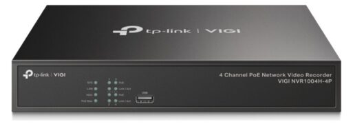 TP-LINK NVR καταγραφικό VIGI NVR1004H-4P, 8MP, 4 κανάλια PoE, Ver. 1.0 2 TP-LINK NVR καταγραφικό VIGI NVR1004H-4P, 8MP, 4 κανάλια PoE, Ver. 1.0 1