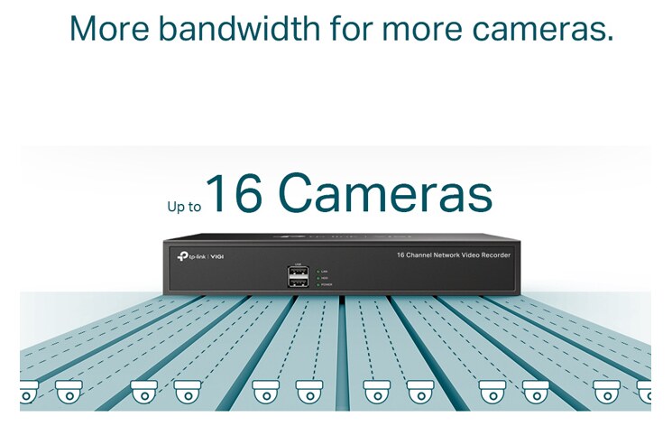 TP-LINK NVR καταγραφικό VIGI NVR1016H, 8MP, 16 κανάλια, Ver. 1.20 5 TP-LINK NVR καταγραφικό VIGI NVR1016H, 8MP, 16 κανάλια, Ver. 1.20 - Image 3