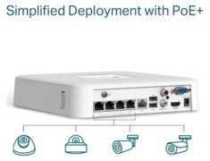 TP-LINK NVR καταγραφικό VIGI NVR1104H-4P, 8MP, 4 κανάλια PoE+, Ver. 1.0 4