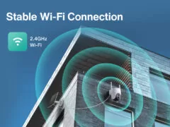 BOTSLAB smart ηλιακή κάμερα W313, 3MP/2K, WiFi, PTZ, SD, 5200mAh, IP65 3