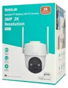 BOTSLAB smart ηλιακή κάμερα W313, 3MP/2K, WiFi, PTZ, SD, 5200mAh, IP65 5
