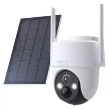 BOTSLAB smart ηλιακή κάμερα W313, 3MP/2K, WiFi, PTZ, SD, 5200mAh, IP65