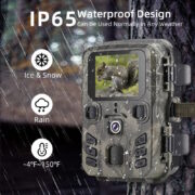 SUNTEK κάμερα για κυνηγούς WIFI301, PIR, 20MP, Full HD, WiFi, BT, IP65 3