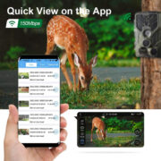 SUNTEK κάμερα για κυνηγούς WIFI830, PIR, 24MP, 1296p, WiFi, BT, IP66 2